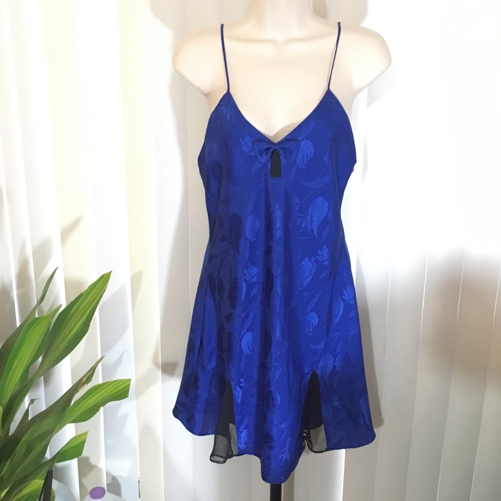 Vintage Victoria’s Secret Royal Blue Lingerie Slip